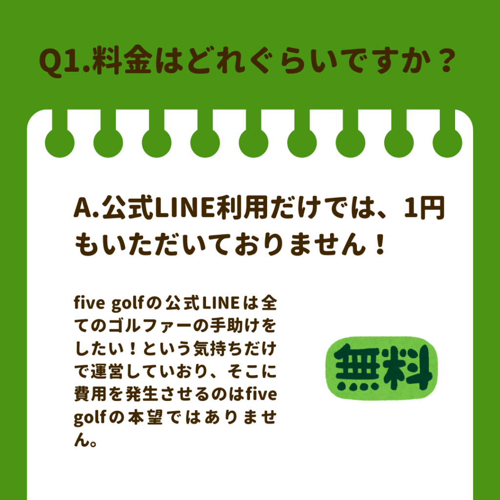 公式LINE　Q&A①