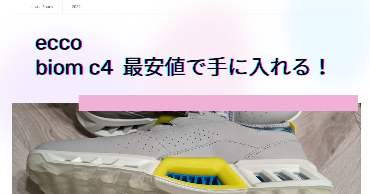 ecco biom c4を安く手に入れる！　アイキャッチ