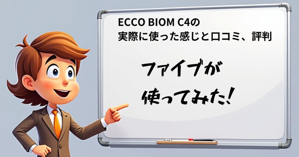 ECCO BIOM C4 口コミ評価　使ってみた