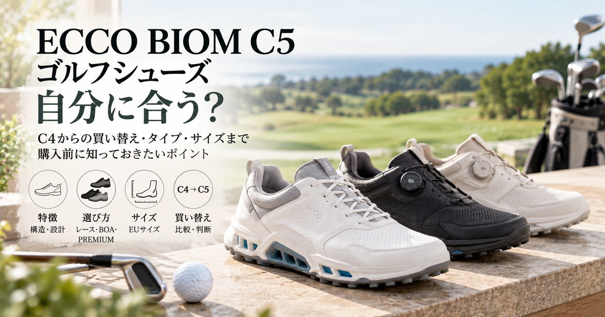 ECCO BIOM C5の特徴と自分に合うタイプ・サイズの選び方